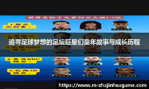 追寻足球梦想的足坛巨星们童年故事与成长历程